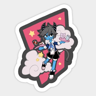 Anime Cat Boy Sticker